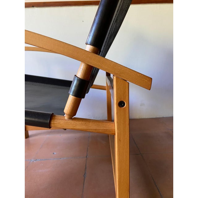 Safari Chair from Hyllinge, Denmark, 1970s For Sale - Image 4 of 11