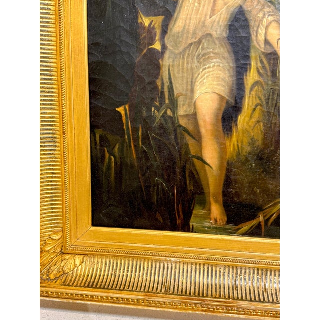 19th-Century Romantic Continental School Painting, Undine / Ondine (Water Nymph) For Sale - Image 15 of 18