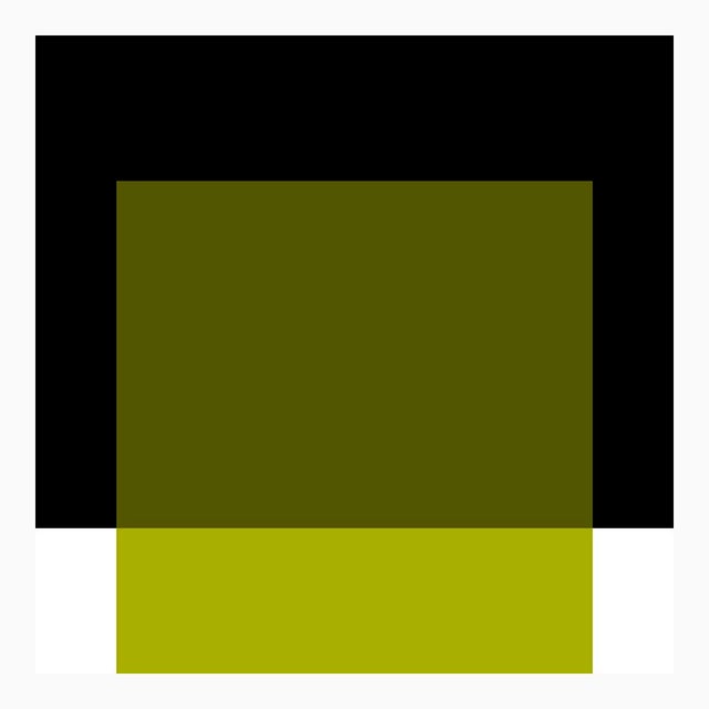 Mid-Century Modern The Interaction of Black and Leaf Green Fine Art Print 40" X 50" by Liz Roache For Sale - Image 3 of 6