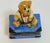 Vintage Limoges Porcelain Box with Teddy Bear on Book, Hand-Painted, France, ca. 20th Century A charming hand-painted...
