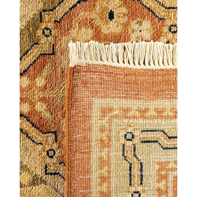 2000 - 2009 Eclectic, One-of-a-Kind Hand-Knotted Area Rug in Brown, 9' 2" x 11' 7" For Sale - Image 5 of 8