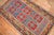 19th Century Zabihi Collection Blue Karaghashli Caucasian Rug - 3' x 5' For Sale - Image 4 of 12