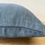 Mid-Century Modern Libeco Stonewashed Linen With Insert – Ocean For Sale - Image 3 of 6