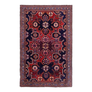Antique Caucasian Decorative Rug For Sale