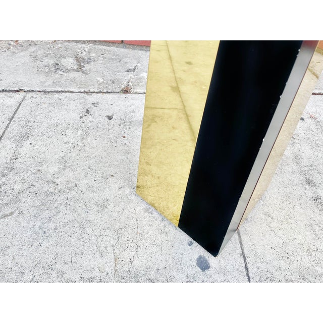 1970s Brass Floor Lamp Styled After Paul Evans For Sale In Los Angeles - Image 6 of 8