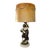 1940s Large Italian Figurative Lamp With Original Shade For Sale - Image 9 of 10