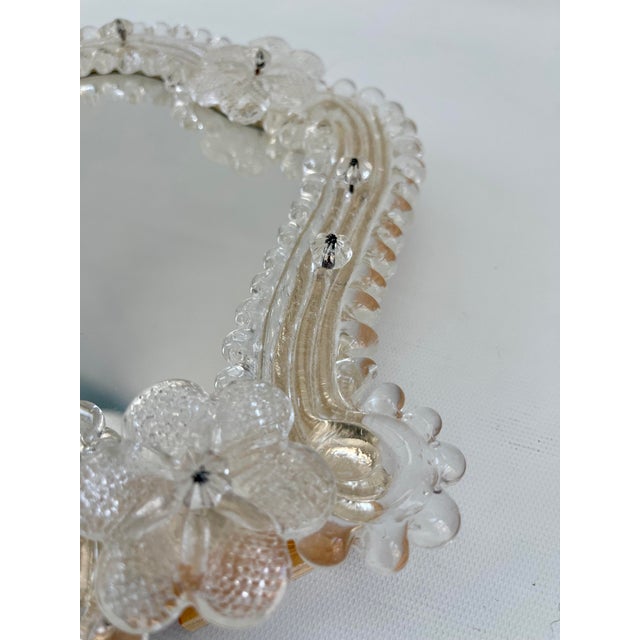 1950s Italian Murano Venetian Table or Wall Mirror For Sale - Image 11 of 12