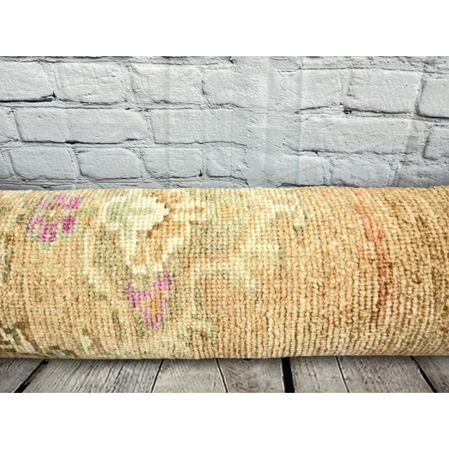 12 x 46 Lumbar Rug Pillow Artistic Expression Turkish Pillow Cushion Cover For Sale - Image 4 of 7