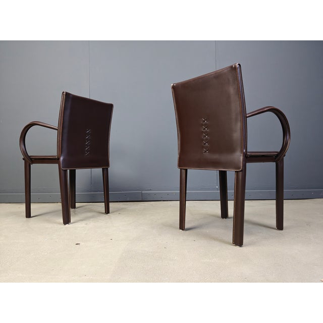 Armchairs from Arper, Italy, 1980s, Set of 2, in Flawless conditions. Designed 1980 to 1989 This piece has an attribution...