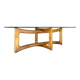 Vintage Bow Tie Coffee Table After Adrian Pearsall For Sale