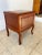 Vintage French Rococo Style Solid Teak 2 Drawer Nightstand. For Sale - Image 4 of 12
