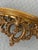 Mid 20th Century Syroco Wood Gold Demilune Ornate Curved Wall Shelf For Sale - Image 10 of 11