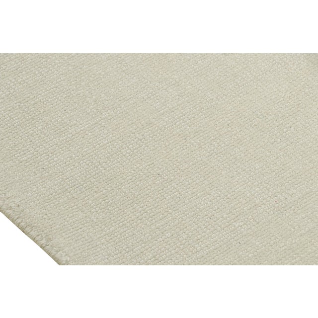 2010s Rug & Kilim’s Modern Textural Rug in White Tones For Sale - Image 5 of 8
