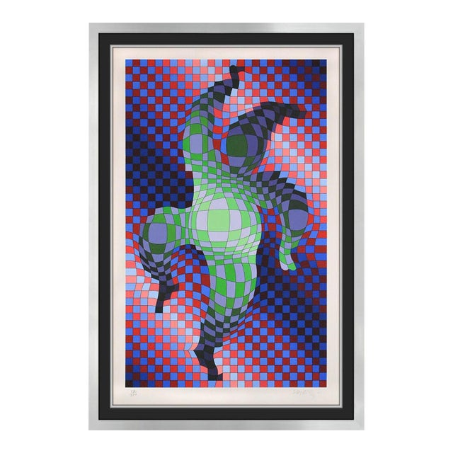 Mid 20th Century Harlequin, Victor Vasarely For Sale