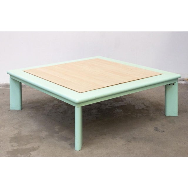 Vintage Square Coffee Table, 1980s For Sale - Image 4 of 10