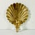 Hollywood Regency 1960s Vintage Coastal Hollywood Regency Boho Chic Brass Fan Shell Candle Holder Wall Sconce For Sale - Image 3 of 10