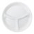 Authentic Corelle by Corning Ny Usa 10" Divided Plate White 1980s-1990s For Sale