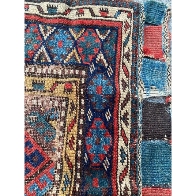 Antique Tribal Shahsavand Horse Cover Rug For Sale - Image 15 of 16