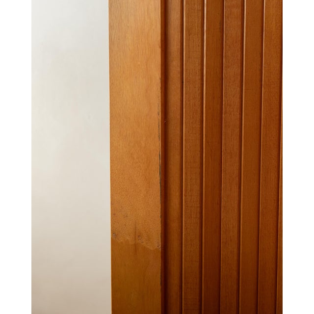 French Art Deco Pine Tambour Room Divider by Jomain Baumann for Baumann, 1930s For Sale - Image 17 of 18