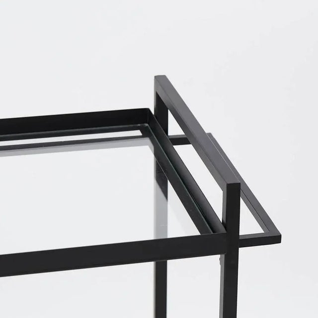Contemporary Black Bauhaus Trolley by Kristina Dam Studio For Sale - Image 3 of 7