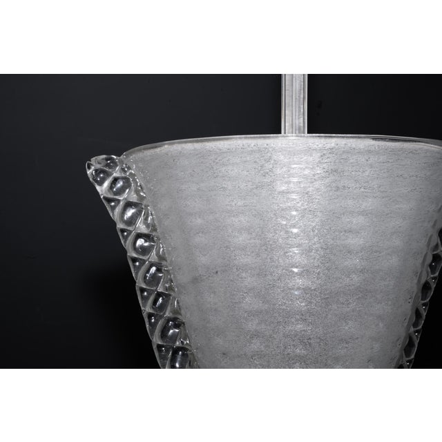 Art Deco Pendant in Pulegoso Murano Glass by Ercole Barovier, 1940s For Sale - Image 17 of 18