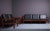 Black Leather Sofas & Side Table from Illum Wikkelso Capella, Denmark, 1960s, Set of 3 For Sale - Image 3 of 17