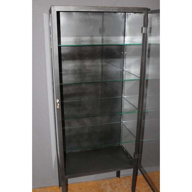 Iron Medical Display Case, 1940 For Sale - Image 3 of 13