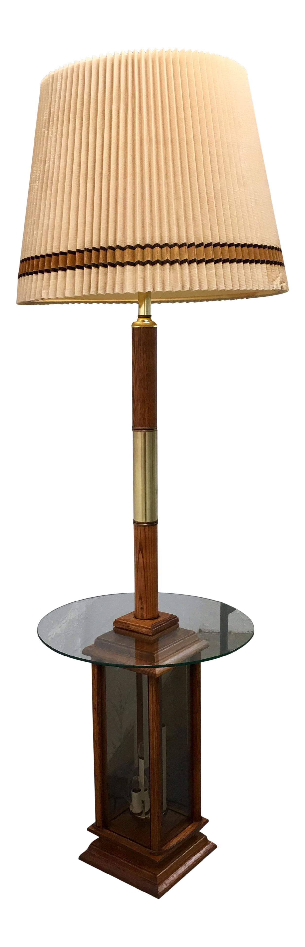 glass lantern table lamp