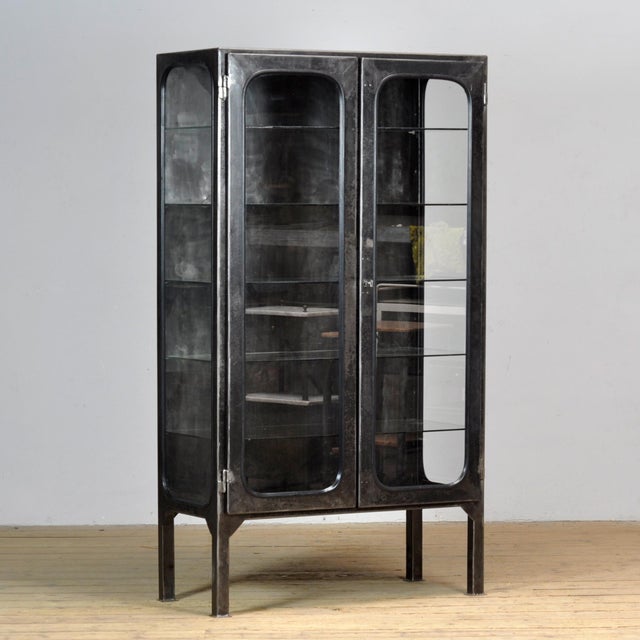 Industrial Vintage Medical Cabinet, 1970s For Sale - Image 3 of 10