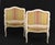 Pair Scalamandre Mallorcan Salmon Magical Silk Lampas Reupholstered Vintage Accent Chairs For Sale - Image 15 of 15