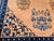Early 20th Century Art Deco Chinese Rug, Handwoven Wool Pile, Apricot & Navy, Lotus Motif, 8' x 11' For Sale - Image 16 of 18