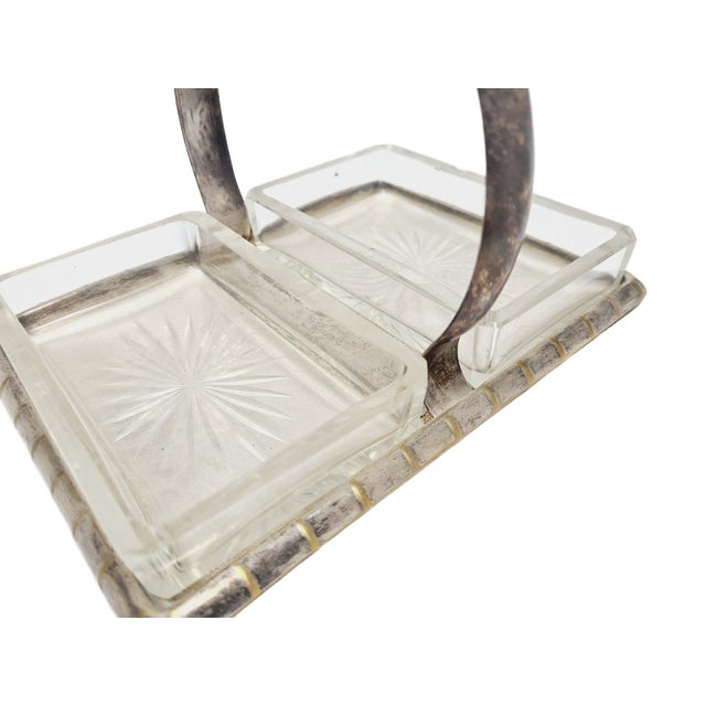 Art Deco Dessert Service from Henneberg, Poland, 1930s, Set of 3 For Sale - Image 13 of 16