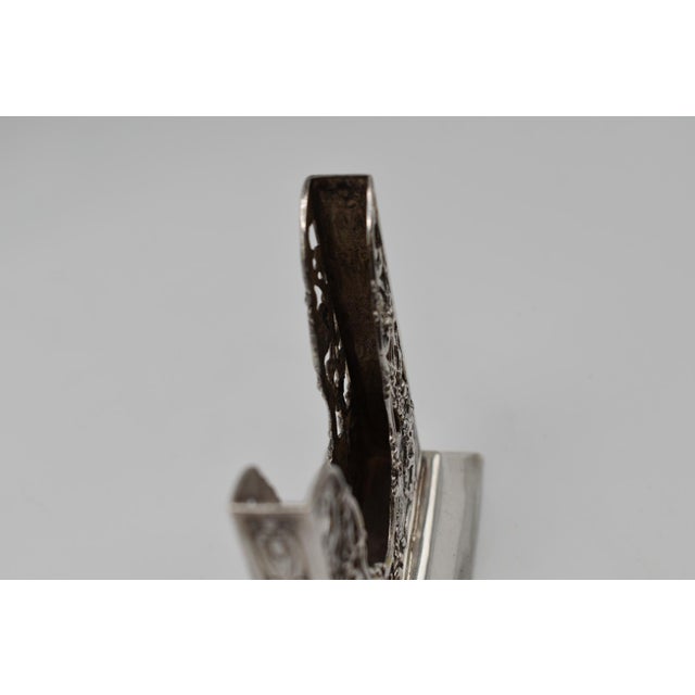 1920s Sterling Silver Venetian Art Deco Cigarette Holder For Sale - Image 9 of 12