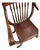 19th Century Regency Klismos-Style Mahogany Armchair For Sale