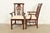 Thomasville Georgian Carved Mahogany Dining Chairs, Set of Eight For Sale - Image 10 of 13