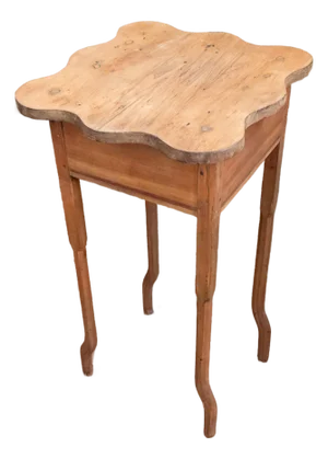 19th Century Unusual American Shaker Style Accent Table or Stand