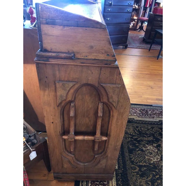 Arts & Crafts 1960s Primitive Workmans Desk For Sale - Image 3 of 10