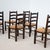 Vintage Georges Robert Straw-Seated Chairs, 1950s, Set of 6 For Sale - Image 6 of 8