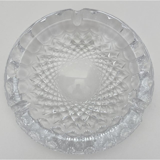 Vintage Waterford Diamond Cut Crystal Ashtray or Catchall Dish For Sale In Miami - Image 6 of 8