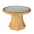 Flora 42 in. W Round Rattan Dining Table with Glass Top, Natural Rattan For Sale In Chicago - Image 6 of 6