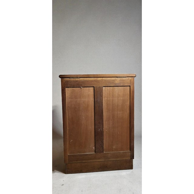 Art Deco Style Walnut Chest of Drawers, 1950s For Sale - Image 4 of 11