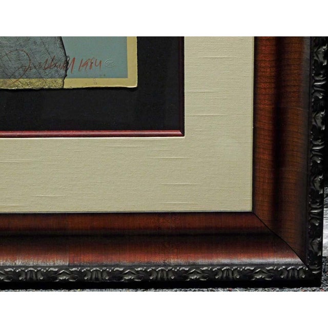 Impressionist Frank Howell "Lakota Sisters"custom Framed Hand Signed Lithograph For Sale - Image 3 of 5