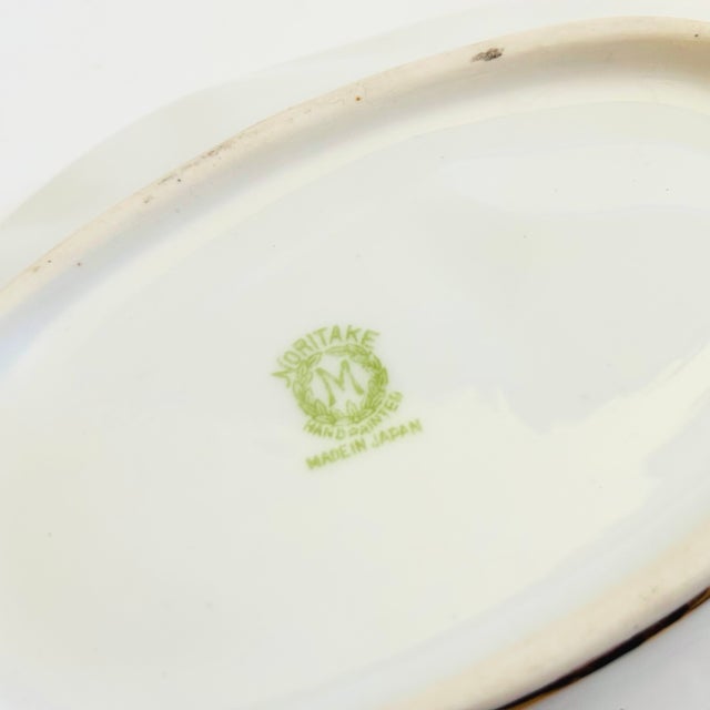 Noritake Lusterware Art Porcelain Bowl With Cicada For Sale - Image 10 of 10