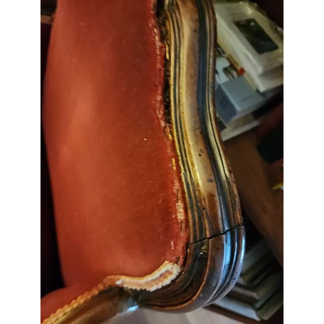 18th Century 18thc French Louis XV Period Exceptionally Carved Walnut Bergeres - Signed by Antoine Leonard Couturier Christies Provenance a - Pair For Sale - Image 5 of 12