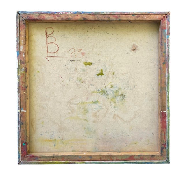 2020s Modern Abstract Mixed Media Painting on Canvas by P. L. Bradbury For Sale - Image 5 of 5