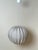 Mid-Century Modern Swedish White Fabric and Metal Balloon Pendant Light, 1960s For Sale - Image 13 of 14