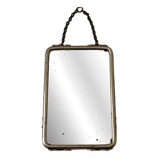 Small Vintage Barbers Mirror, 1950s For Sale