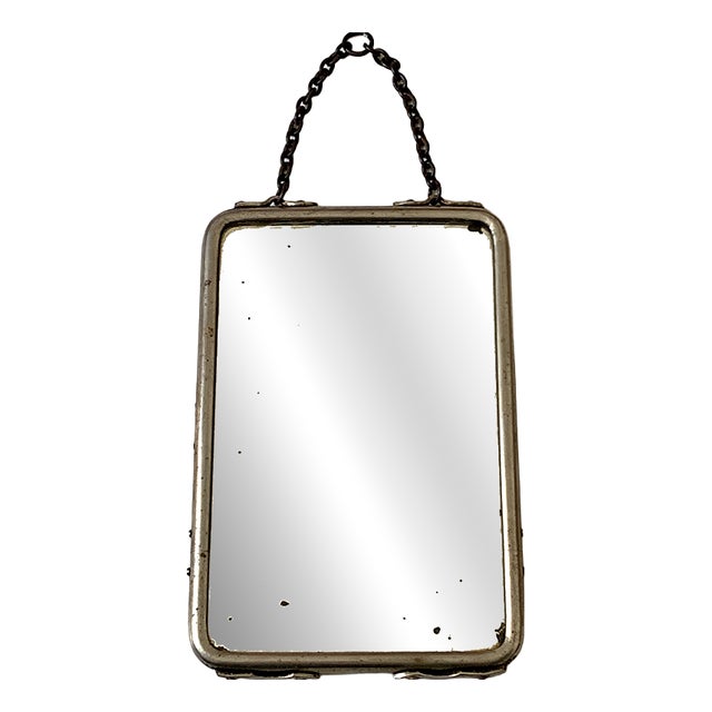 Small Vintage Barbers Mirror, 1950s For Sale