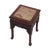 Antique Chinese Carved Hardwood Rouge Marble Top Table C1920 Measures - 17 7/8" x 14" x 14" A fine antique Chinese table...
