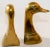 Mid 20th Century Polished Solid Brass Mallard Duck Head Bookends Sarreid Style 1950's a Pair For Sale - Image 5 of 13